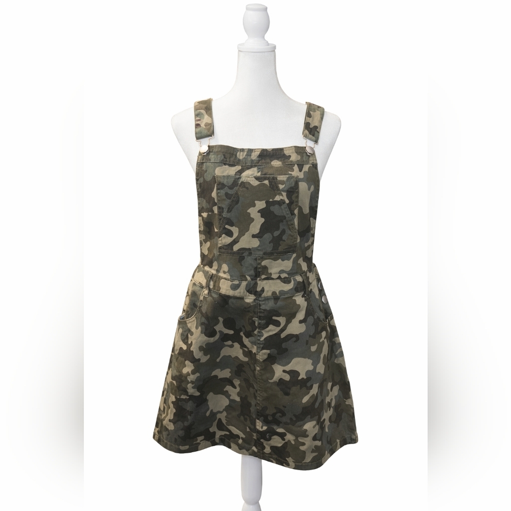 Camouflage Overall Dress - Picture 2 of 5